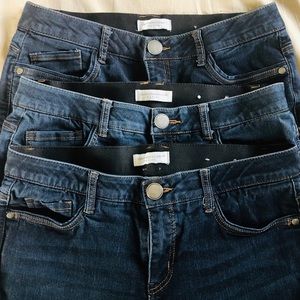 Christopher & Banks BUNDLE of 3 Straight leg Jeans